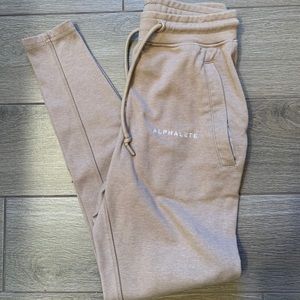 Alphalete tan joggers